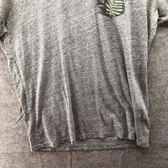 Marine Layer T Shirt Mens M/L Gray Short Sleeve Crewneck Pocket Tee Heather - Picture 4 of 8